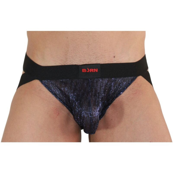 BURN - 006 JOCK BLEU BRILLANT / NOIR S