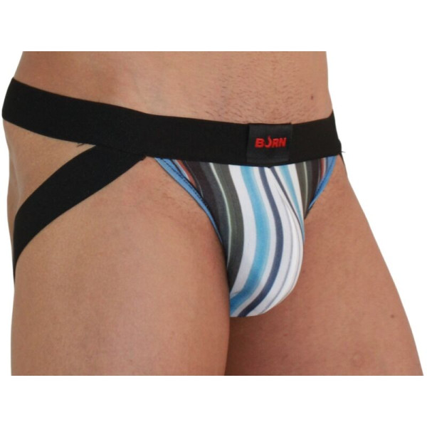 BURN - 009 JOCK MULTICOLORE / NOIR S