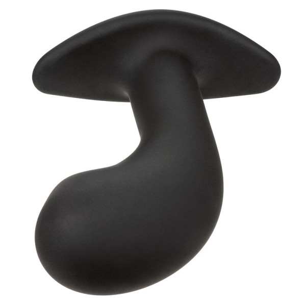 CALEXOTICS - ROCK BOTTOM PLUG ANAL COURBE 10 VIBRATIONS SILICONE NOIR