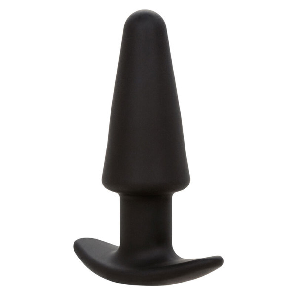 CALEXOTICS - ROCK BOTTOM TAPERED ANAL PLUG 10 VIBRATIONS SILICONE NOIR