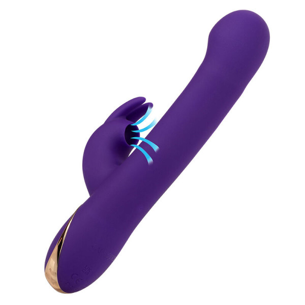 CALEXOTICS - JACK RABBIT VIBRATEUR  STIMULATEUR 7 MODES DE VIBRATIONS ET SUCCIONS BLEU