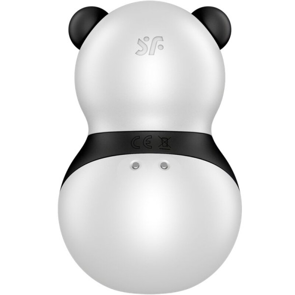 SATISFYER - POCKET PANDA STIMULATEUR  VIBRATEUR NOIR ET BLANC