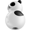 SATISFYER - POCKET PANDA STIMULATEUR  VIBRATEUR NOIR ET BLANC