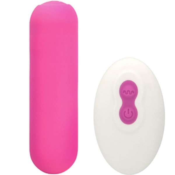 ARMONY - SPLASH JOIE VIBRATEUR BULLET TÉLÉCOMMANDE EN SILICONE 10 VIBRATIONS 75 X 19 CM ROSE