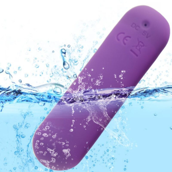 ARMONY - SPLASH JOIE VIBRATEUR BULLET TÉLÉCOMMANDE EN SILICONE 10 VIBRATIONS 75 X 19 CM VIOLET