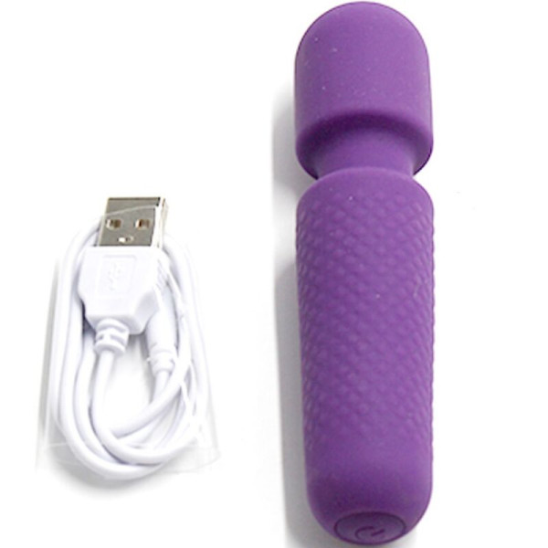 ARMONY - YOUR MAGIC MASSEUR  VIBRATEUR RECHARGEABLE 10 VIBRATIONS BAGUETTE DOTS VIOLET